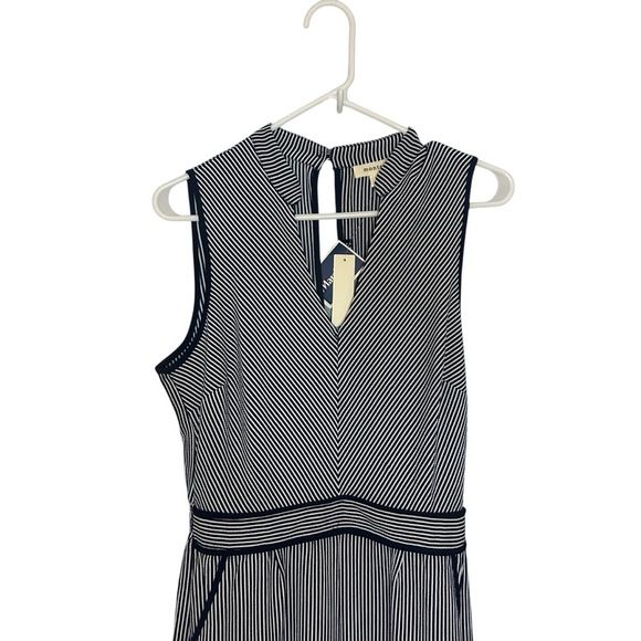 Monteau Black and Blue Striped Jumpsuit size large - Picture 7 of 10